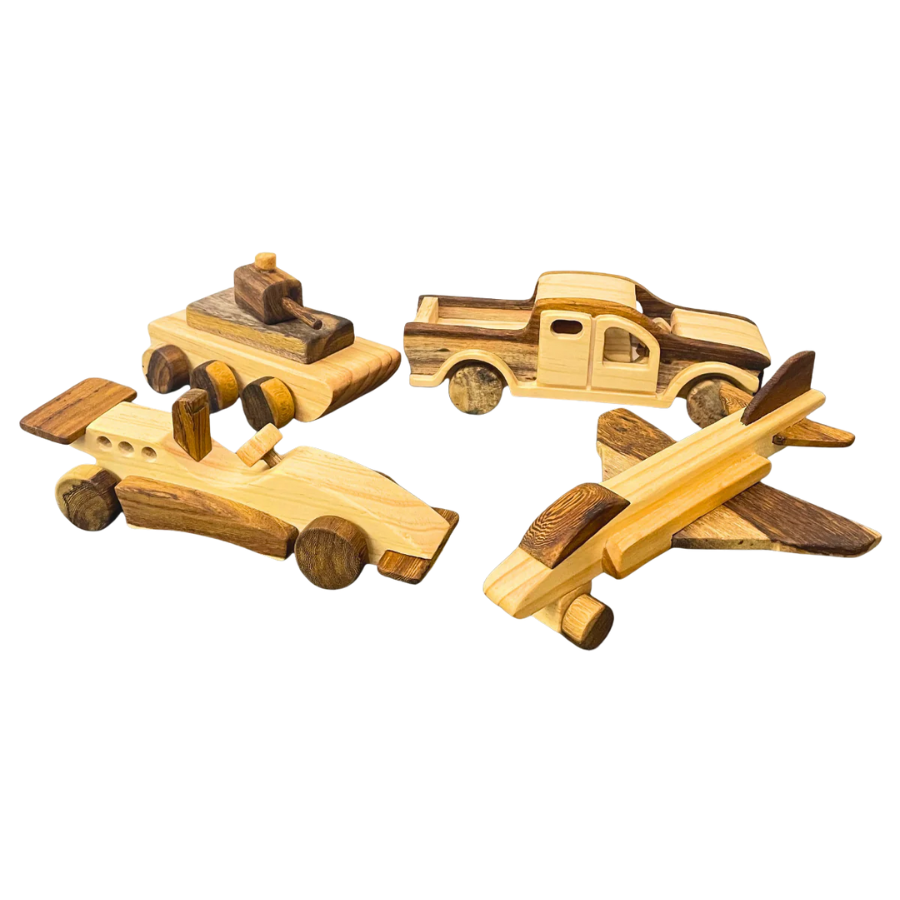 Premium Hand Crafted Natural Wooden Toys Collection – No Plastic, No Toxic Chemicals