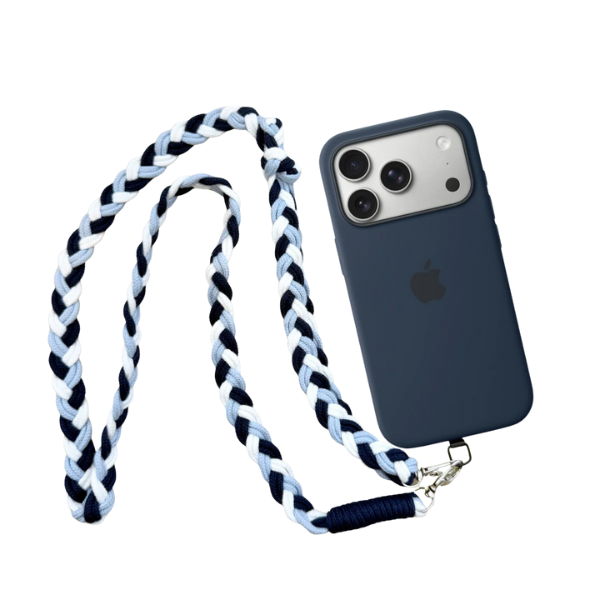 Universal Phone Lanyard Strap – Soft Braided 3-Tone Cord Handmade - AU Stock