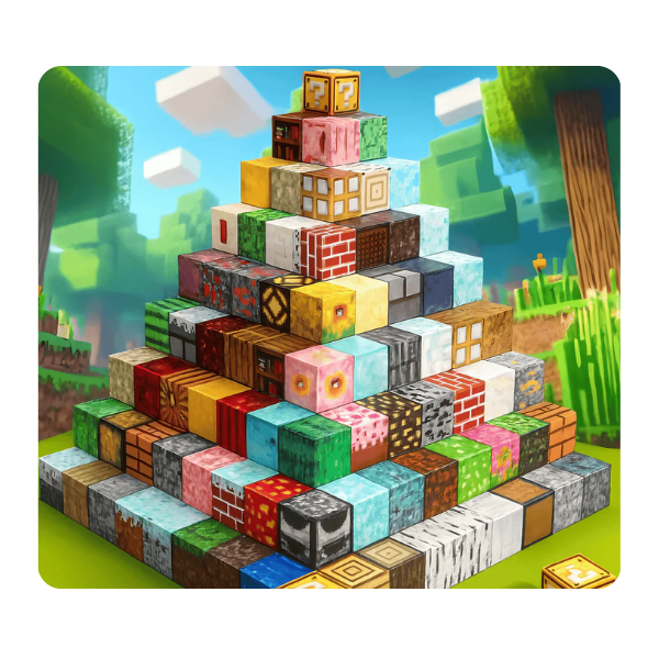 Magnetic Building Blocks 200-500pcs – Minecraft Inspired STEM Educational Toy for Kids Age 5+ | Large Creative Construction Set