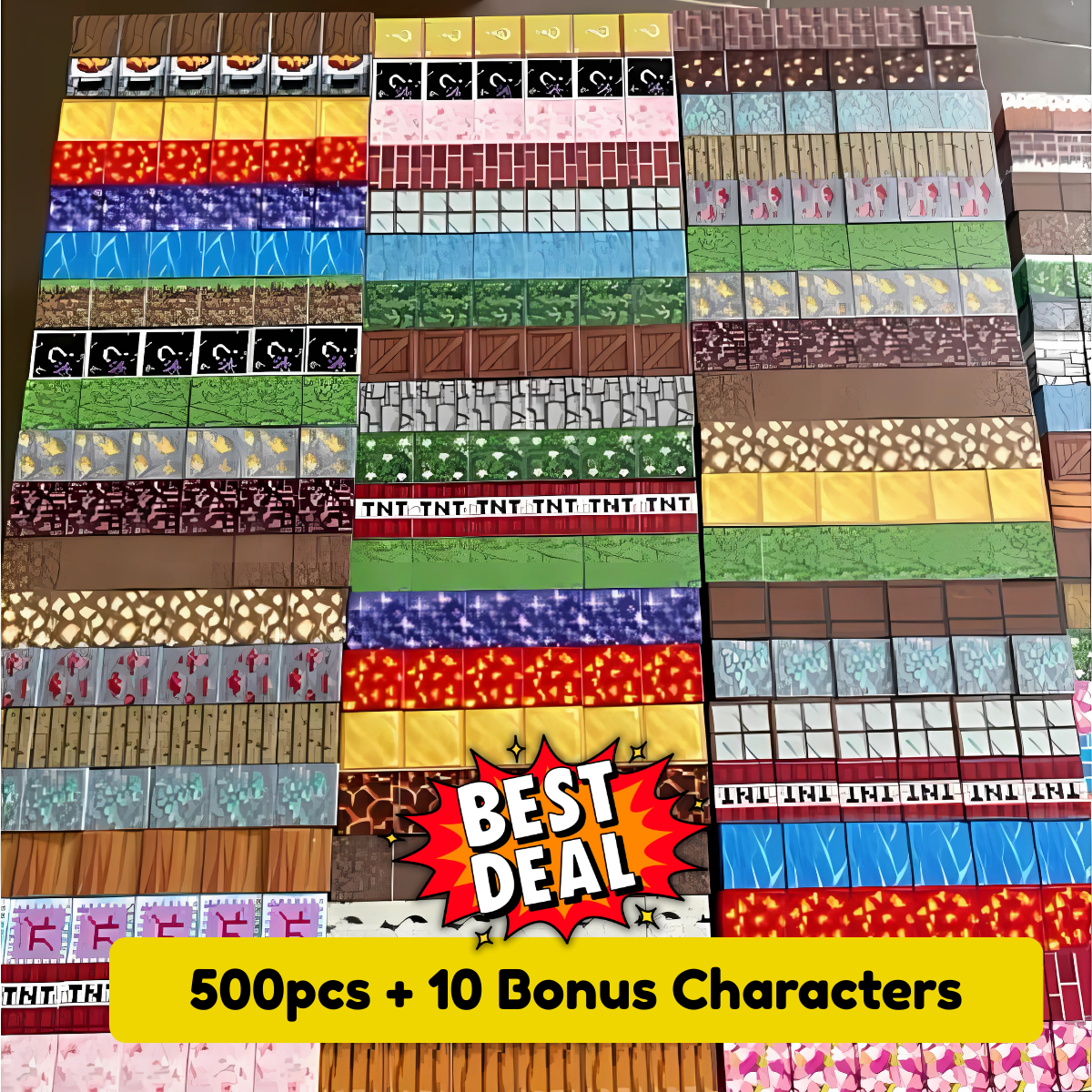 Magnetic Building Blocks 200pcs – Minecraft Inspired STEM Educational Toy for Kids Age 5+ | Large Creative Construction Set