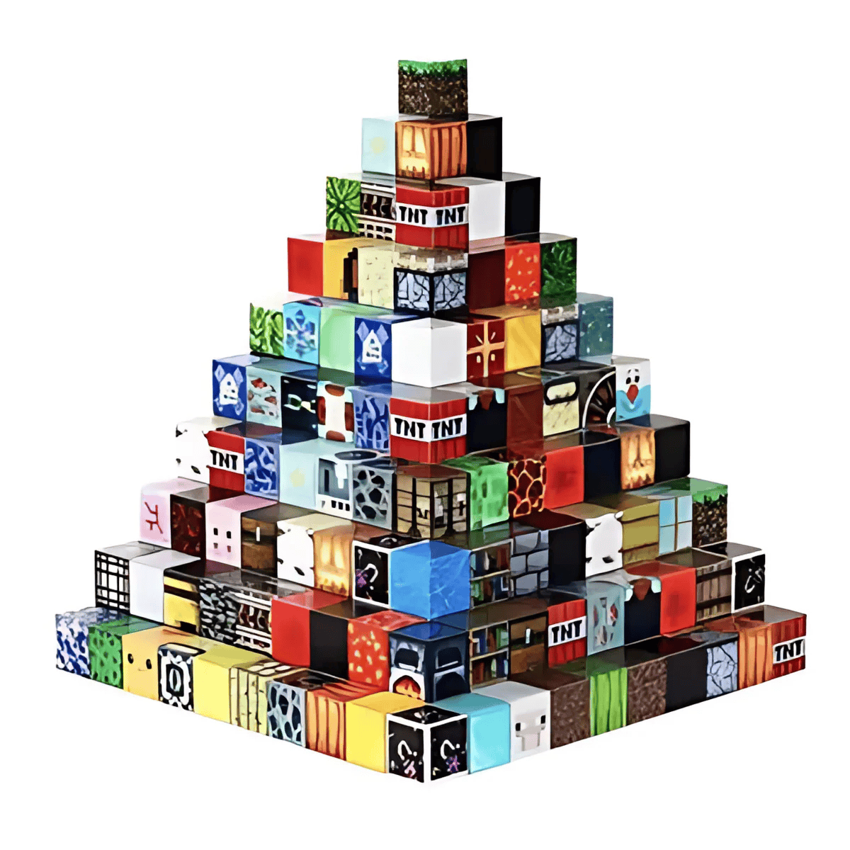 Magnetic Building Blocks 100pcs – Minecraft Inspired STEM Educational Toy for Kids Age 5+ | Creative Construction Set