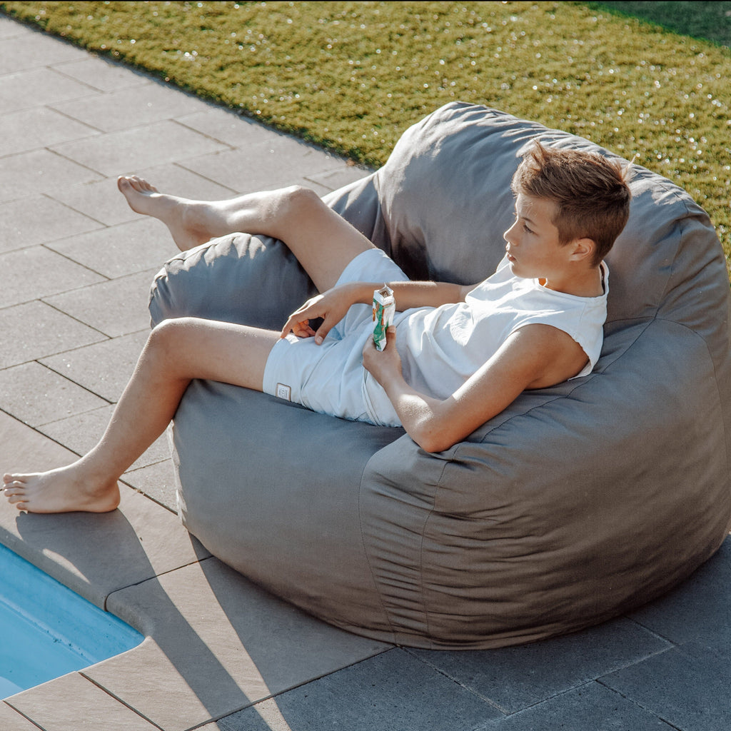 Outdoor DreamPod® Chair - Comfortable Charcoal Grey Lounger