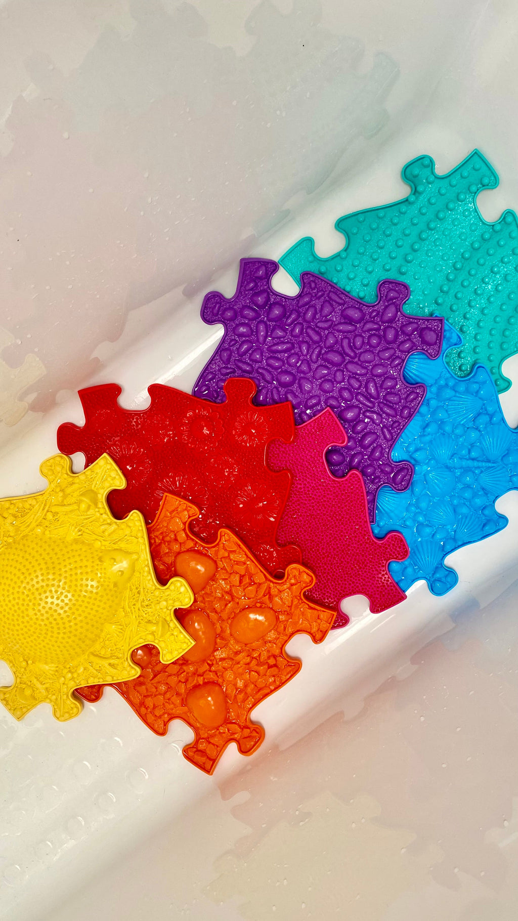 Rainbow Tactile Floor mat Set