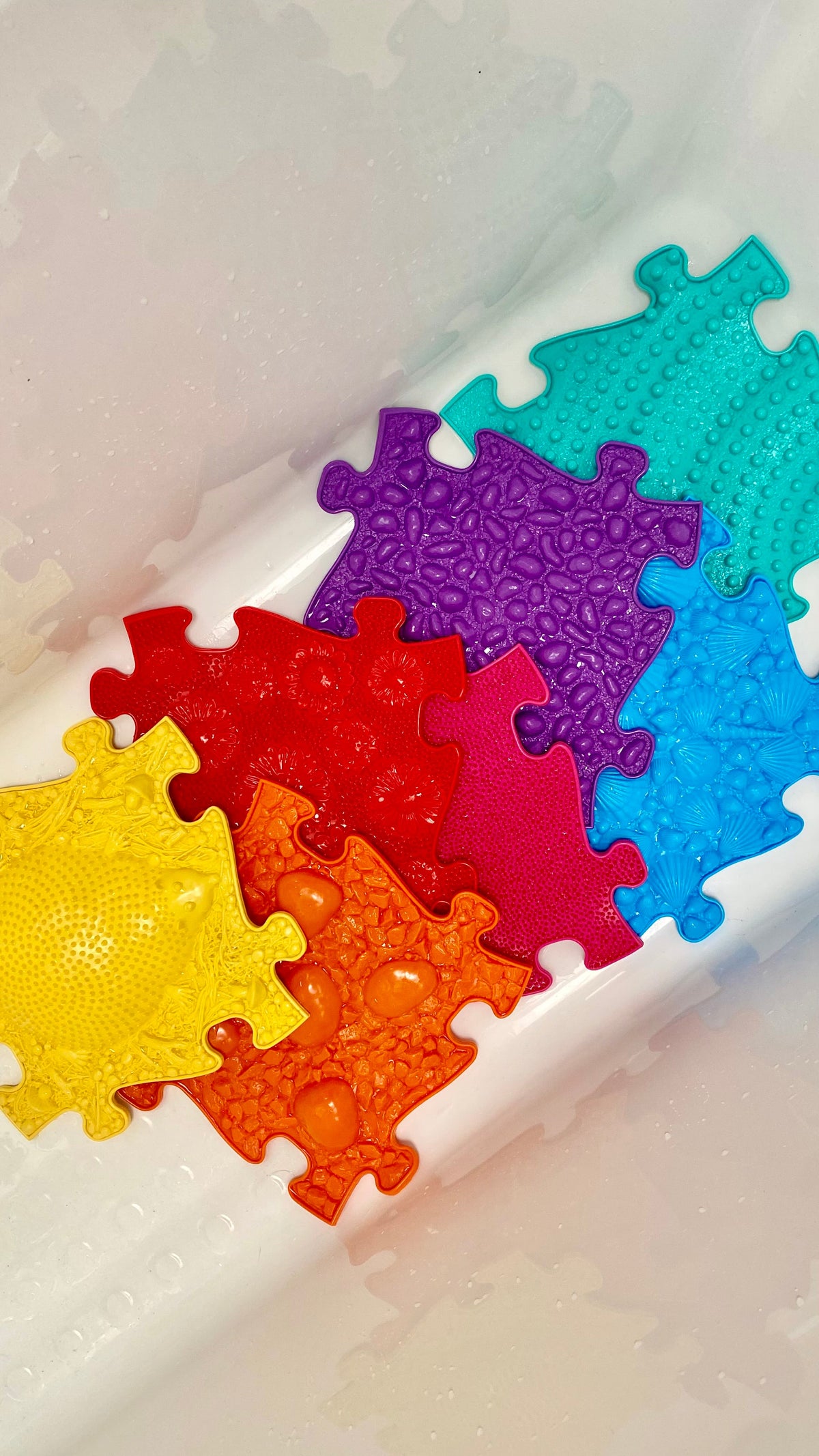 Rainbow Tactile Floor mat Set