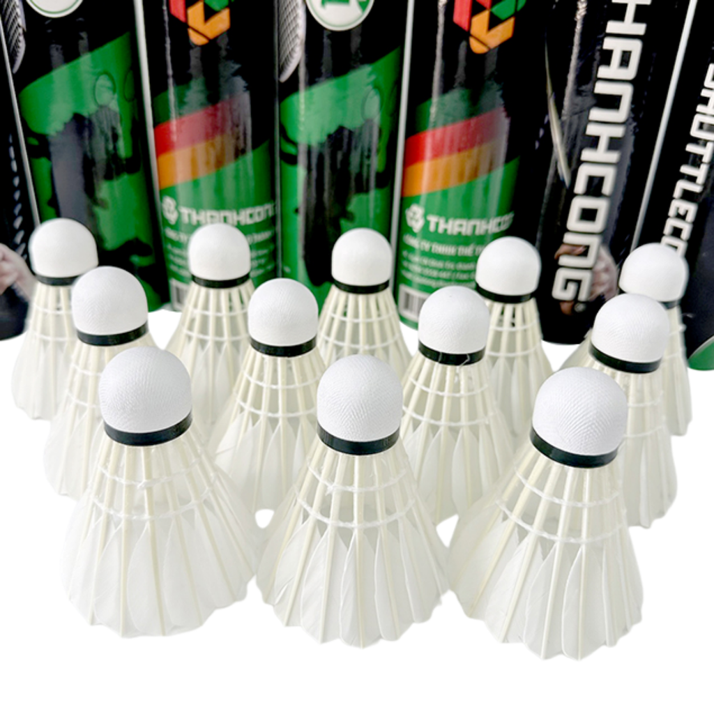 BWF Standard Badminton Shuttlecocks | Thanh Cong 77 - Tube of 12 | AU Stock | Made in Vietnam