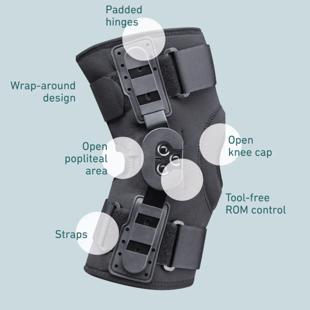 B:Joynz Pro Knee Brace - Adjustable ROM for Enhanced Stability