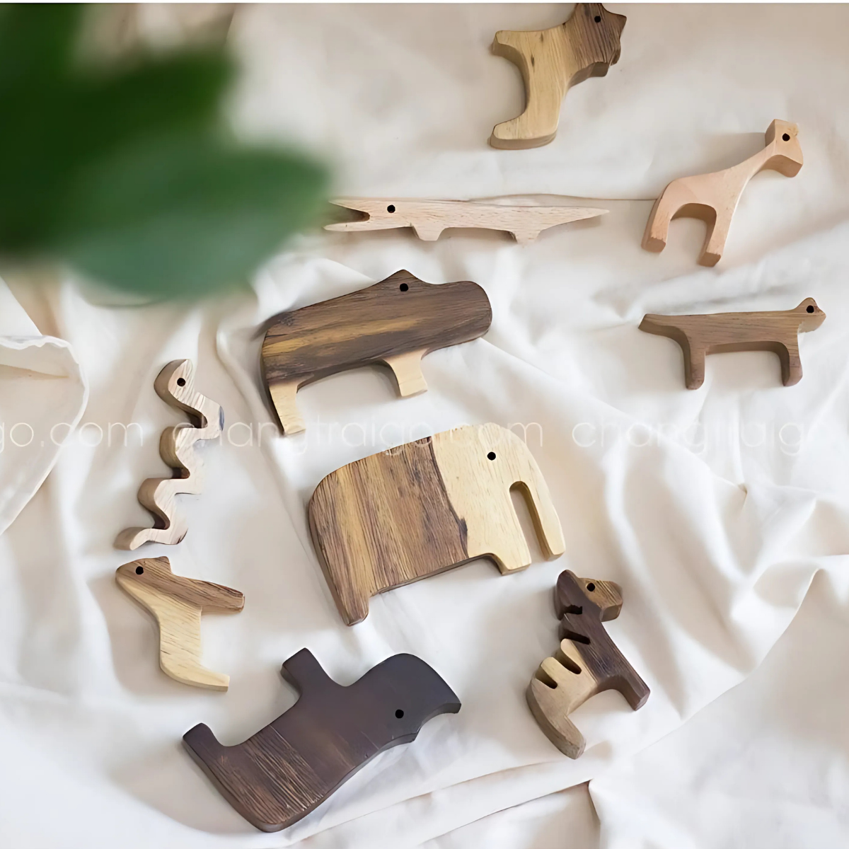 Animal Balancing Wooden Blocks (Box included) – Montessori STEM Toy for Coordination & Problem Solving (Age 2+)