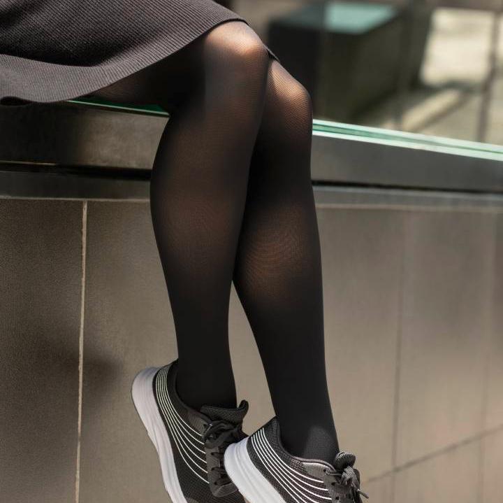 VenoTrain Micro Compression Pantyhose - Class 1, Closed Toe, Black