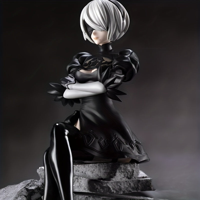 Elegant Game Character Figure - Detailed Collectible Doll for Display