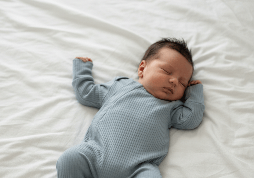 Papitō Dusty Grey Organic Cotton Baby Romper - Soft & Breathable