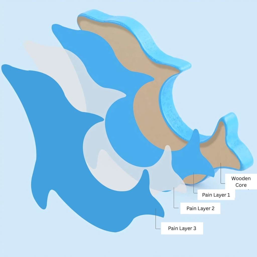 Wooden Logic Puzzle Board - Montessori Educational Toy (Age 3+)