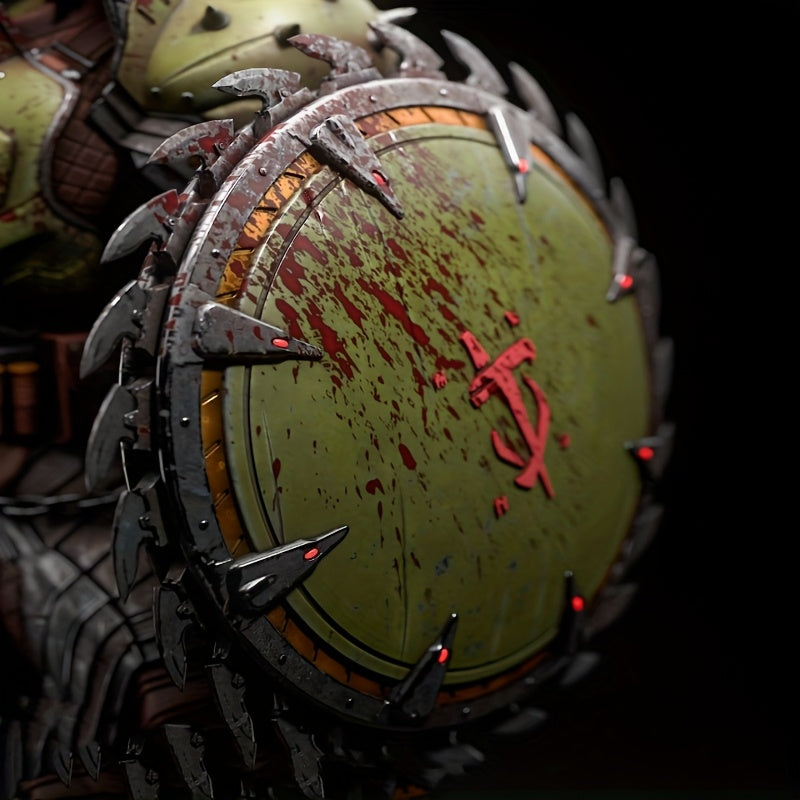 55mm Dark Warrior Model - High Precision Unpainted Resin Figurine