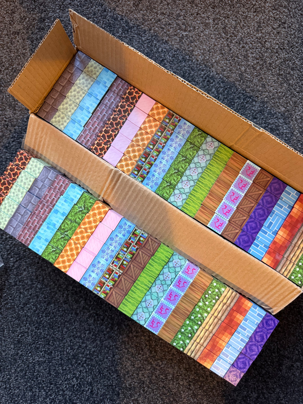 Magnetic Building Blocks 200-500pcs – Minecraft Inspired STEM Educational Toy for Kids Age 5+ | Large Creative Construction Set