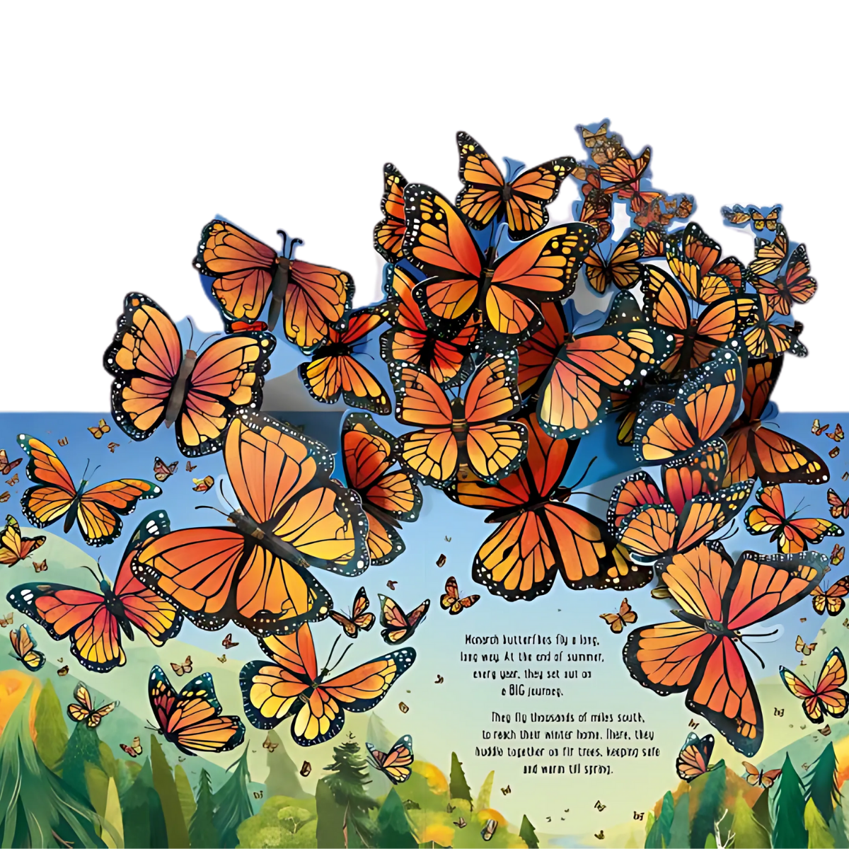 3D Pop-Up Book – Butterflies Theme | Educational English Learning Toy (Age 3+)