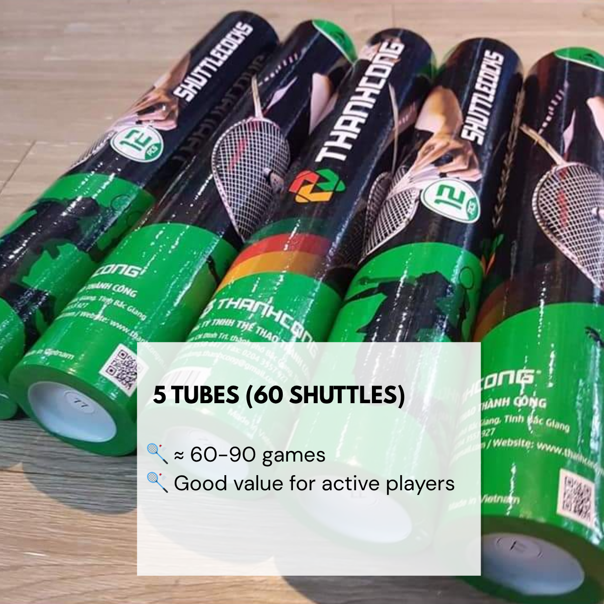 BWF Standard Badminton Shuttlecocks TC77 | Indoor Over 25°C