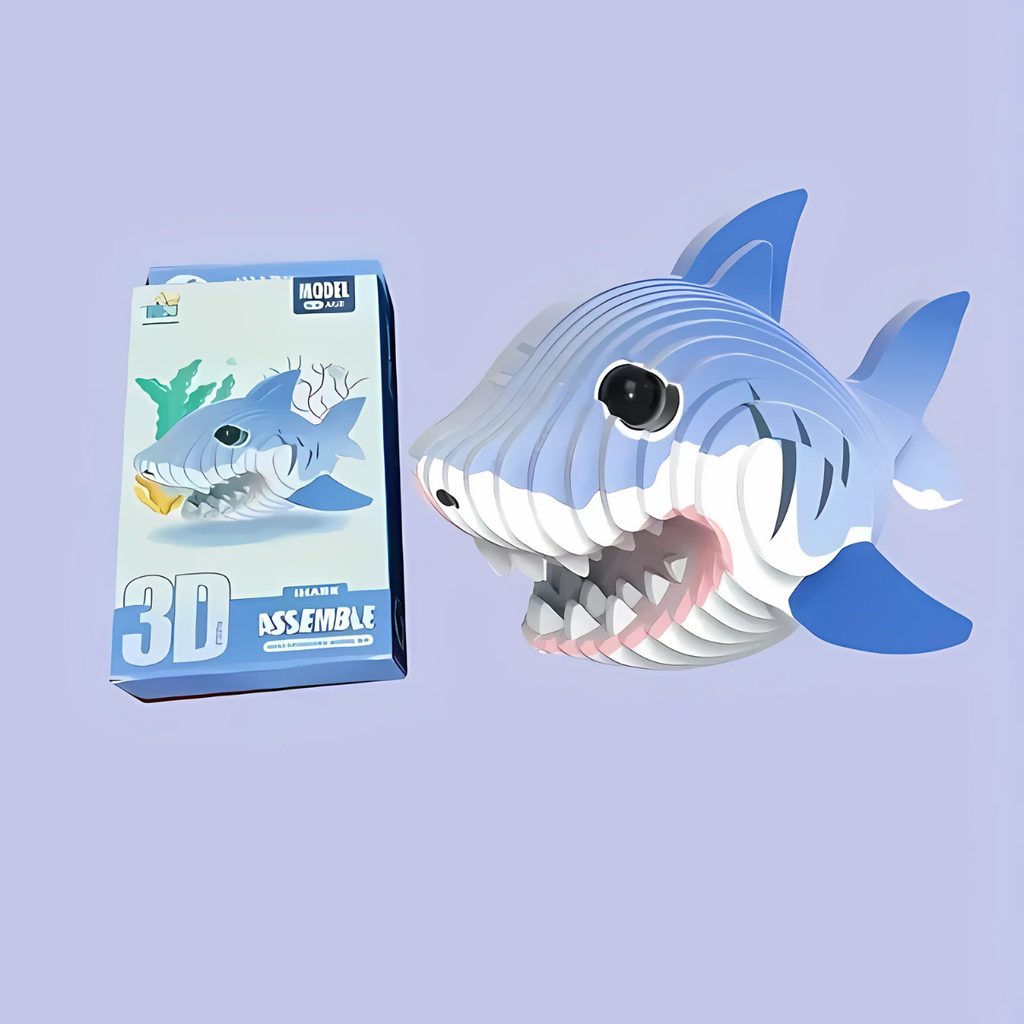 3D Animal Model Craft Set – DIY Puzzle Activity for Kids (Age 6+)