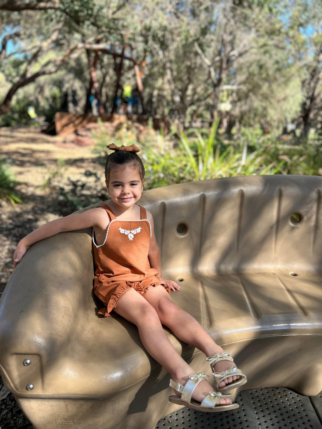 Mamīta Sienna Playsuit - Soft & Sustainable Organic Cotton Design