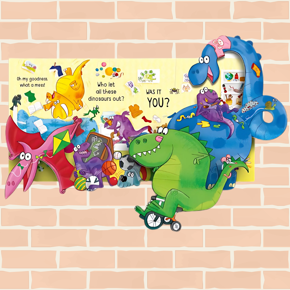 3D Pop-Up Book – Dinosaur Adventure | Educational English Learning Toy (Age 3+)