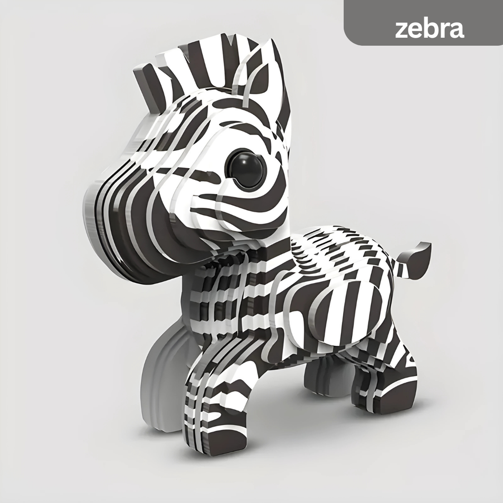 3D Animal Model Craft Set – DIY Puzzle Activity for Kids (Age 6+)