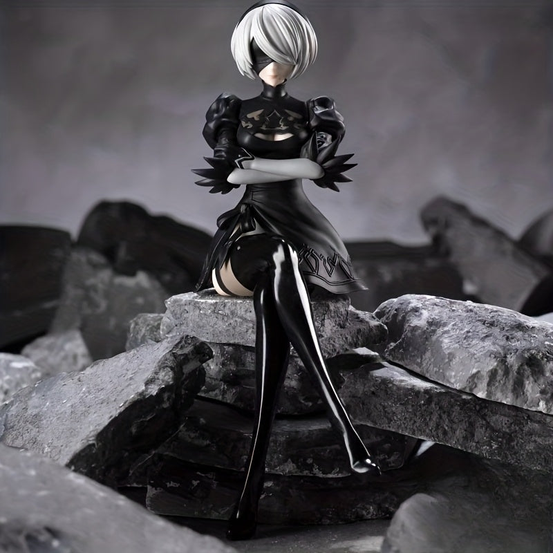 Elegant Game Character Figure - Detailed Collectible Doll for Display