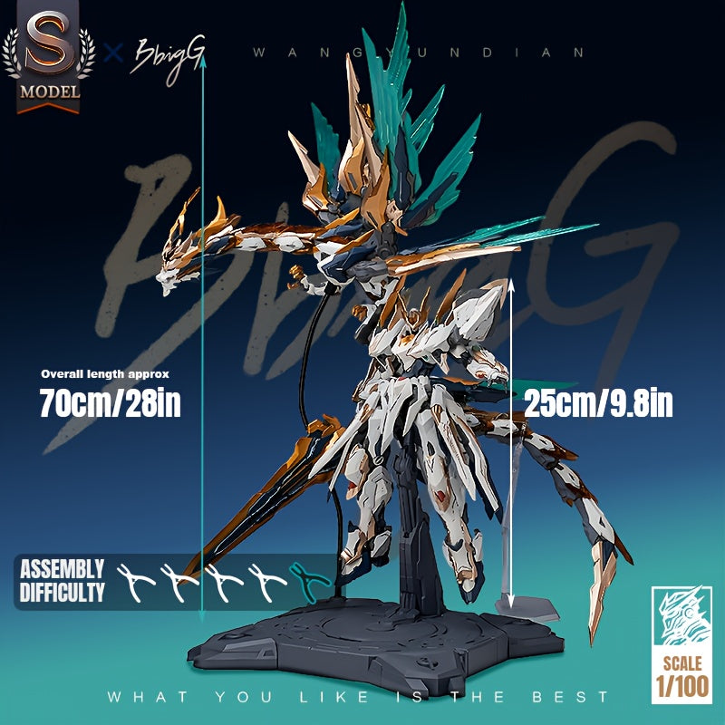 70cm Emperor-Class Mecha Model Kit with Dragon - Articulated Robot