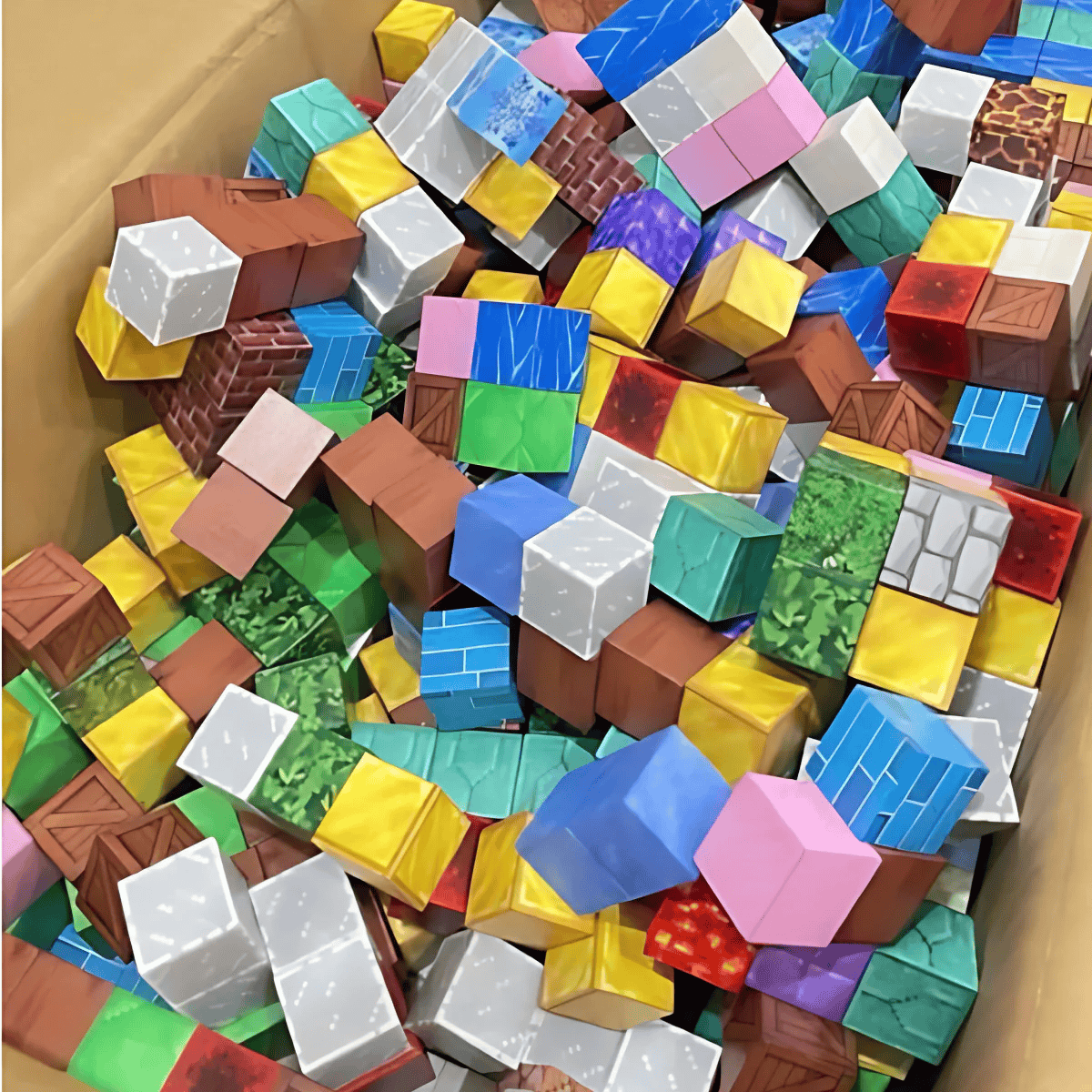 Magnetic Building Blocks 200pcs – Minecraft Inspired STEM Educational Toy for Kids Age 5+ | Large Creative Construction Set