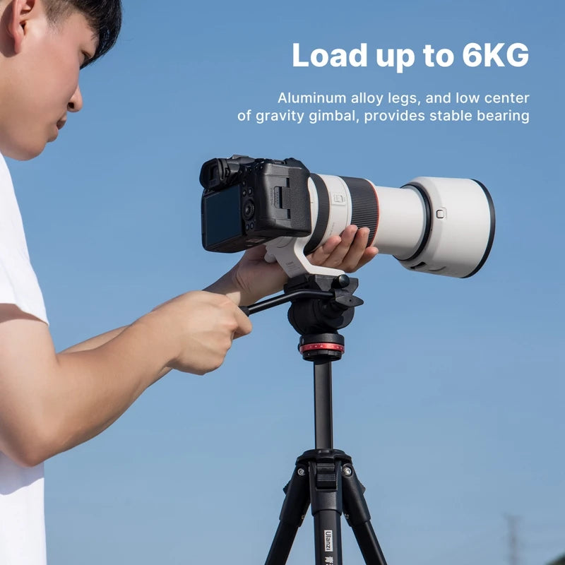 Ulanzi MT-56 OMBRA Tripod - Premium Metal Fluid Drag for Cameras & Smartphones