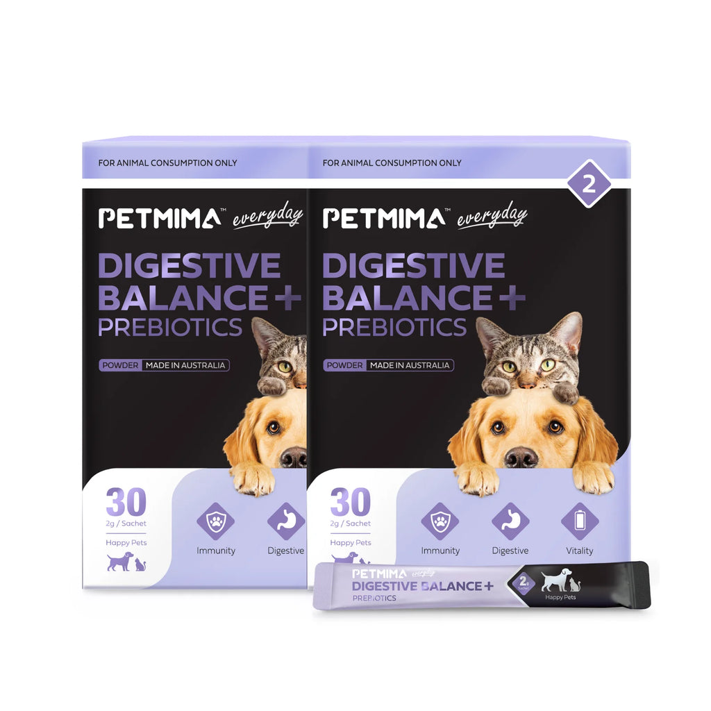 Petmima Probiotics & Prebiotics for Dogs & Cats | Digestive Wellness 30 Sachets