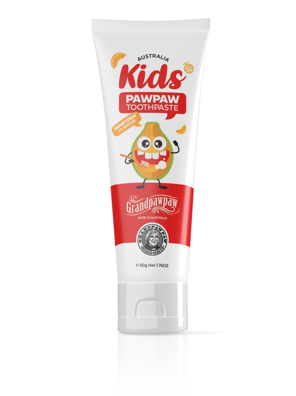 Grandpawpaw Kids Toothpaste with Papaya - Fluoride-Free 50g