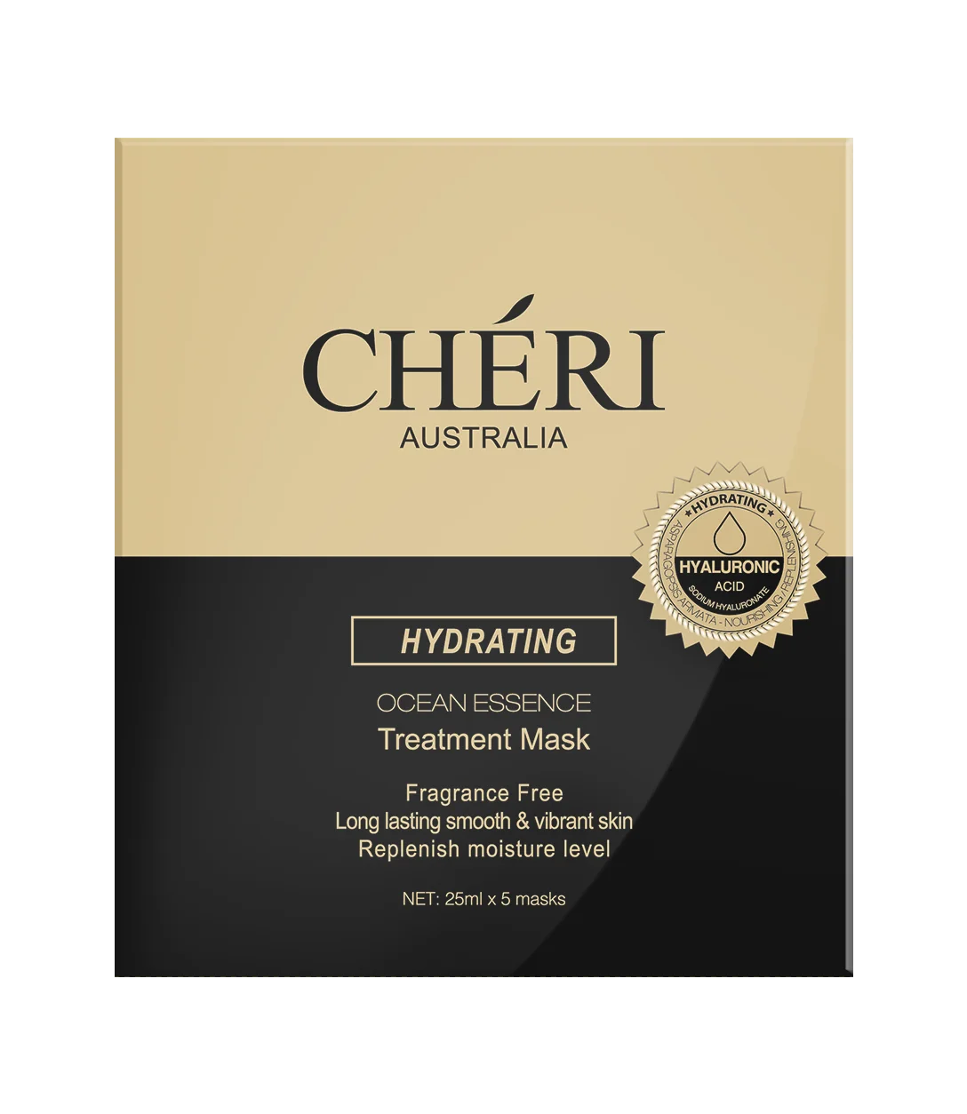 Hydrating Face Mask - Cheri Ocean Essence 25ml x 5 for Radiant Skin