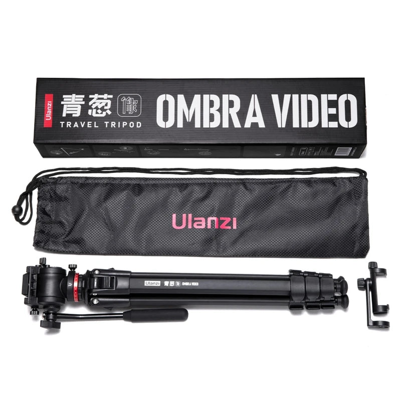 Ulanzi MT-56 OMBRA Tripod - Premium Metal Fluid Drag for Cameras & Smartphones