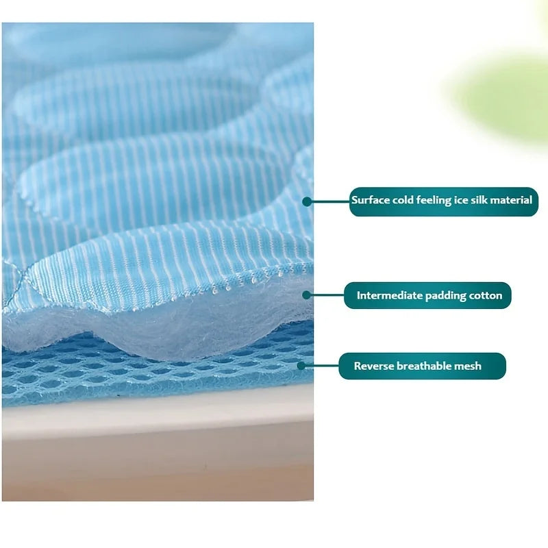 BeiYu Pet Cooling Mat - Extra Large Dog & Cat Ice Pad for Summer Relief