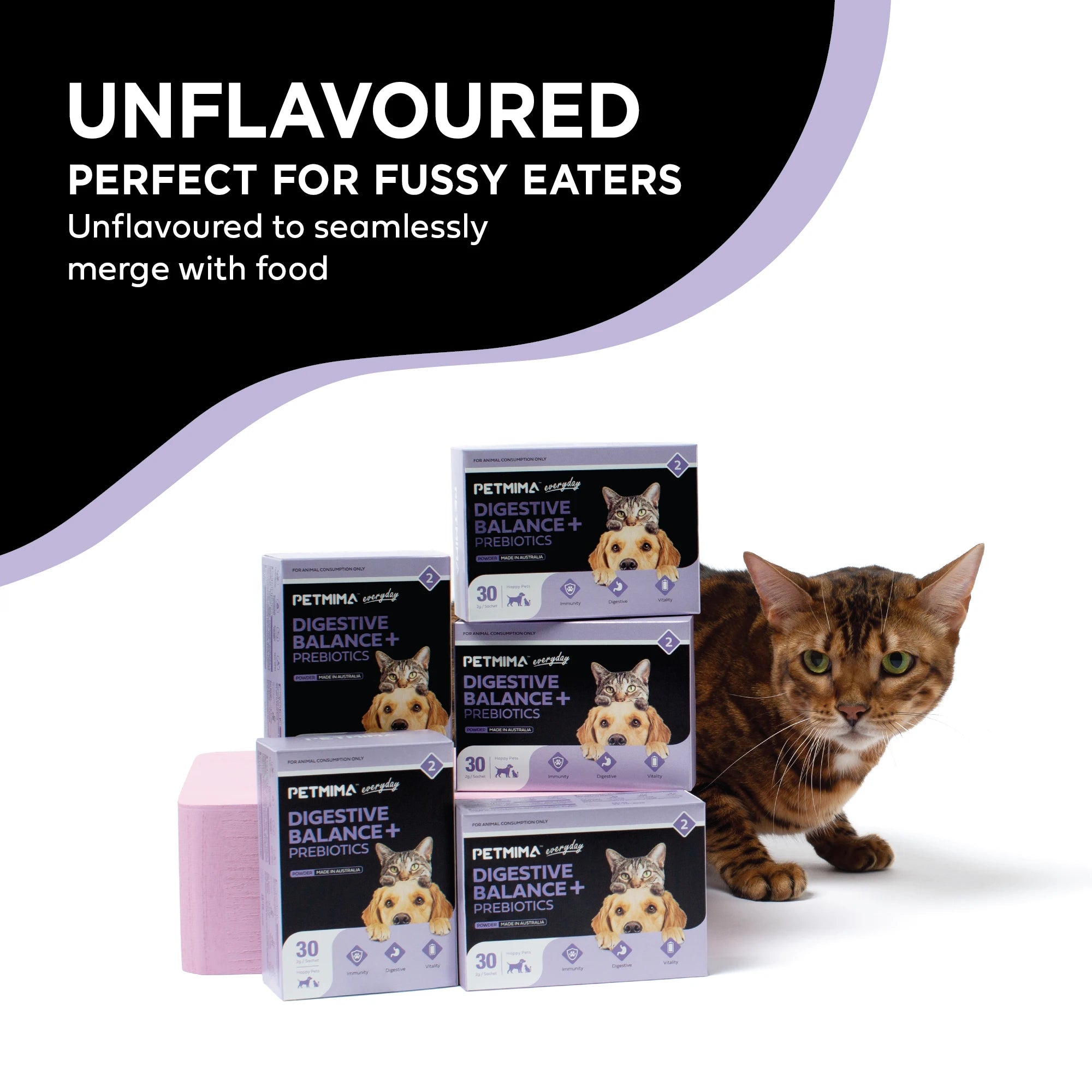 Petmima Digestive Balance with Prebiotics for Dogs & Cats - 30 Sachets