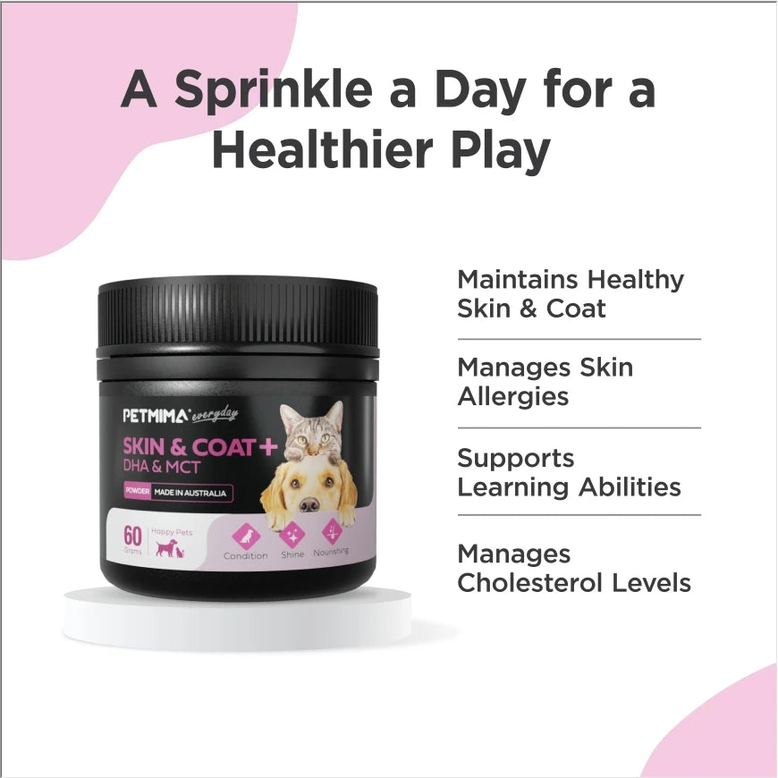 Homart Petmima Skin & Coat Supplement for Dogs & Cats - 60g