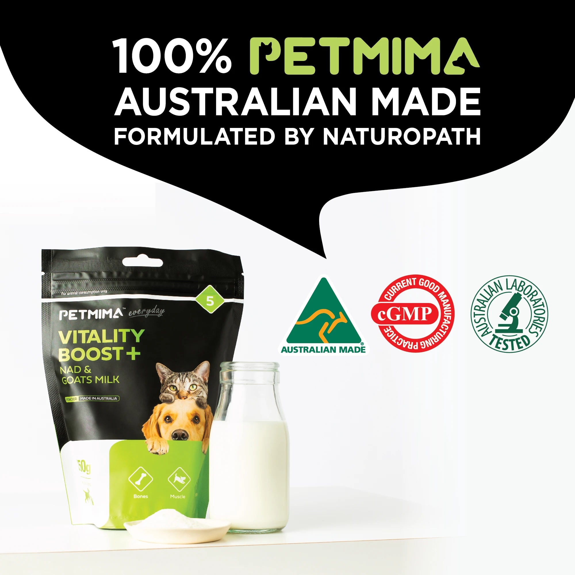 Petmima Vitality & Immunity Supplement for Senior Dogs & Cats - 250g