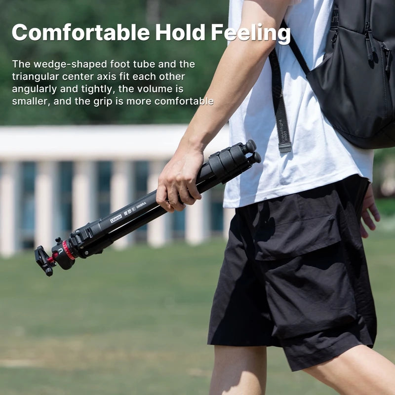 Ulanzi OMBRA Travel Tripod - Lightweight Aluminum for DSLR & Smartphone