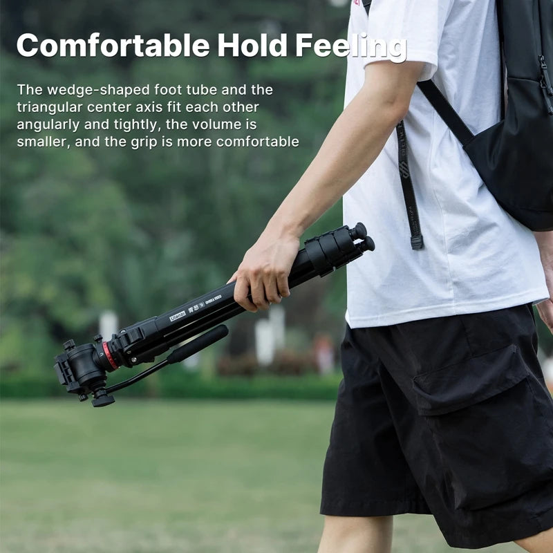 Ulanzi MT-56 OMBRA Tripod - Premium Metal Fluid Drag for Cameras & Smartphones