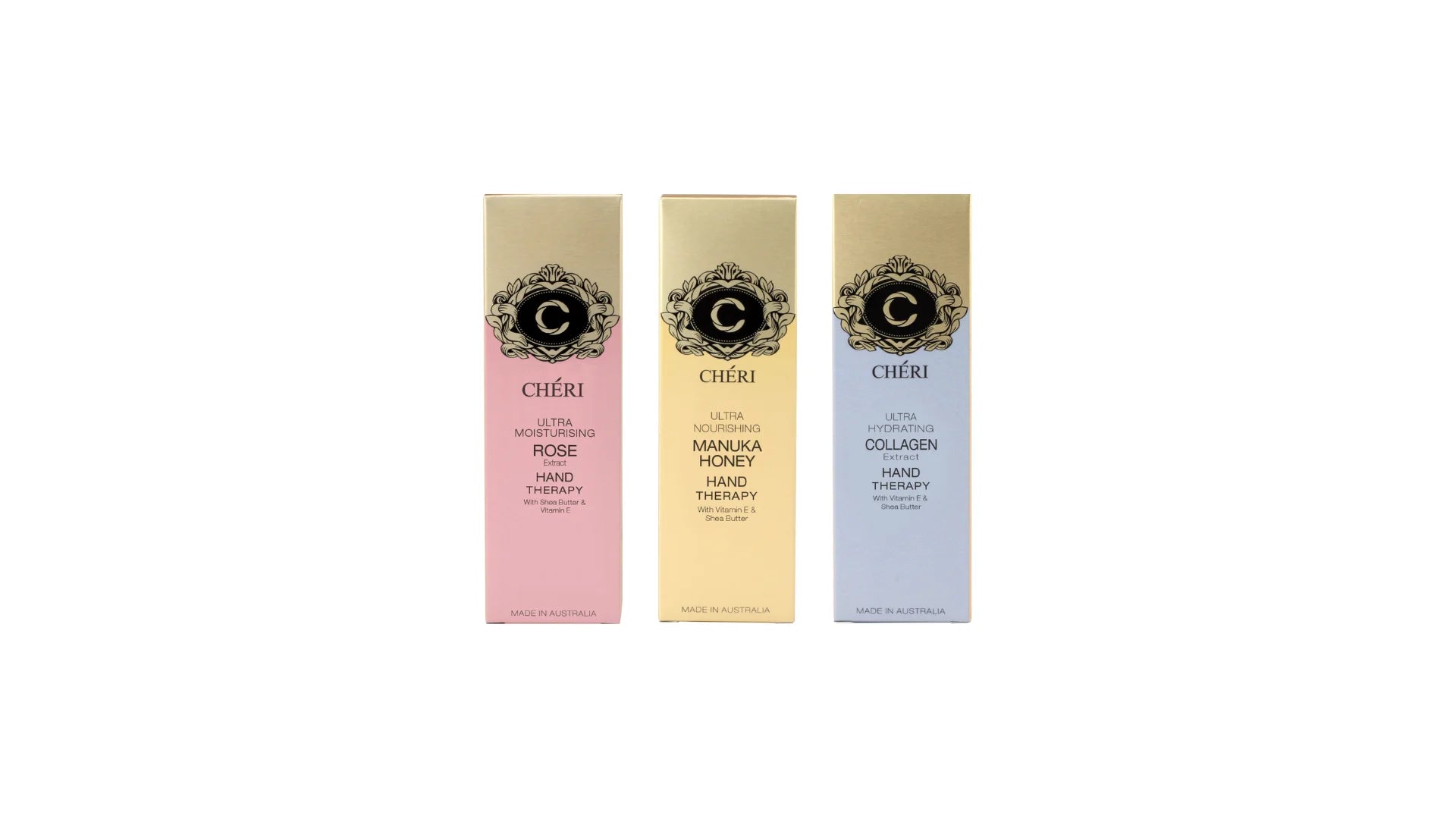 Cheri Hand Therapy 3-Pack - Ultra Hydrating and Nourishing Creams