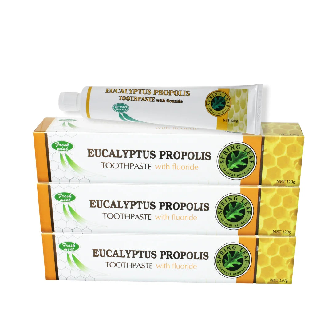 Springleaf Eucalyptus Propolis Fluoride Toothpaste 120g - Fresh & Healthy
