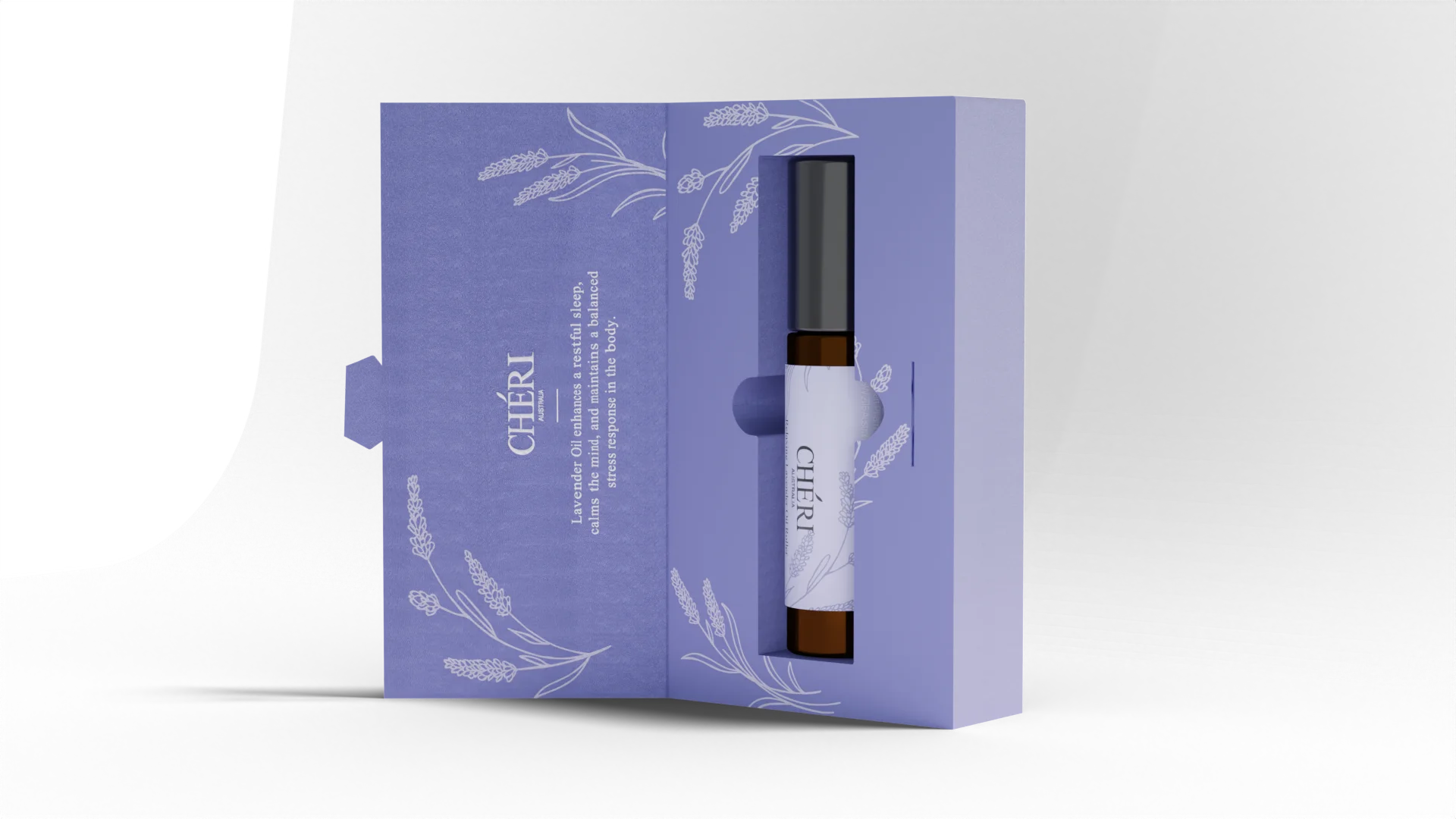 Homart Cheri Lavender Oil Roller - Calming Sleep Support 9ml