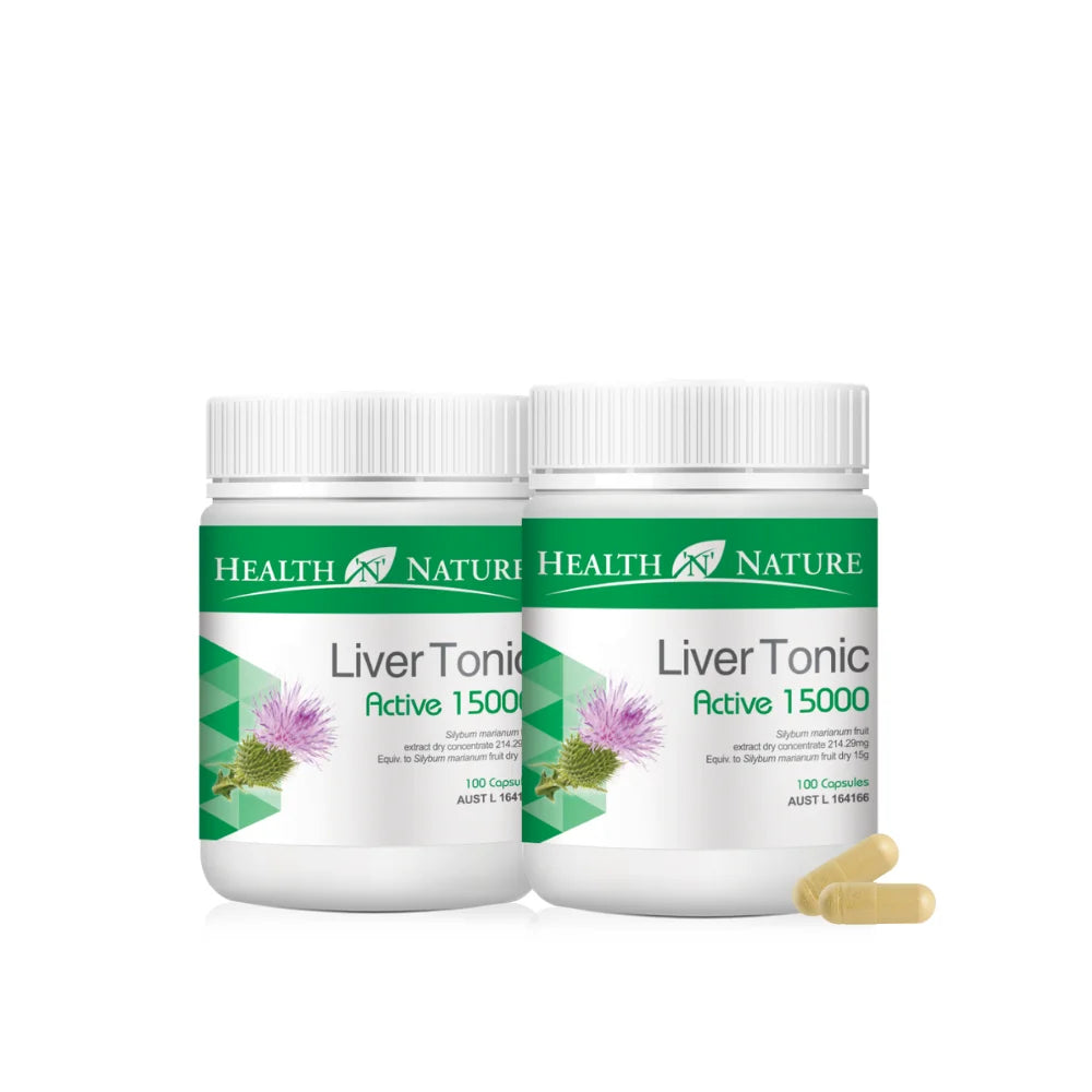 Homart Liver Tonic 15000mg - 100 Capsules for Liver Health