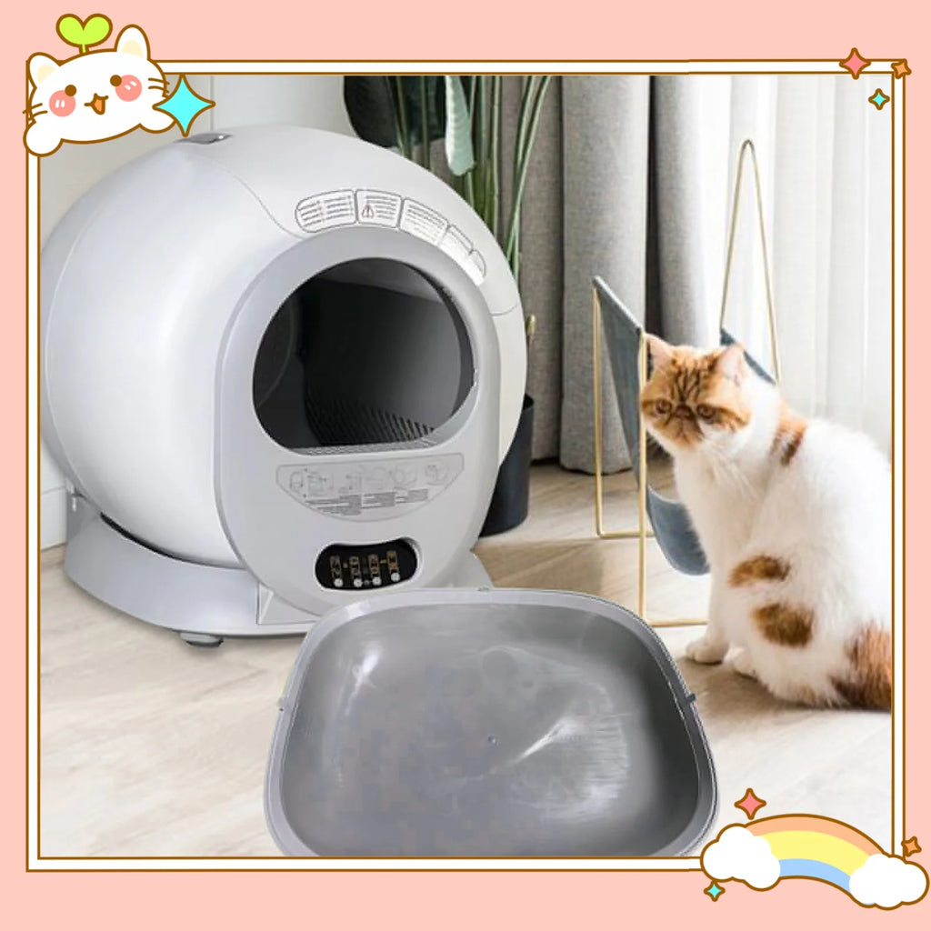 Kesoto Non-Slip Cat Litter Box Mat - Easy Clean, Flexible Design