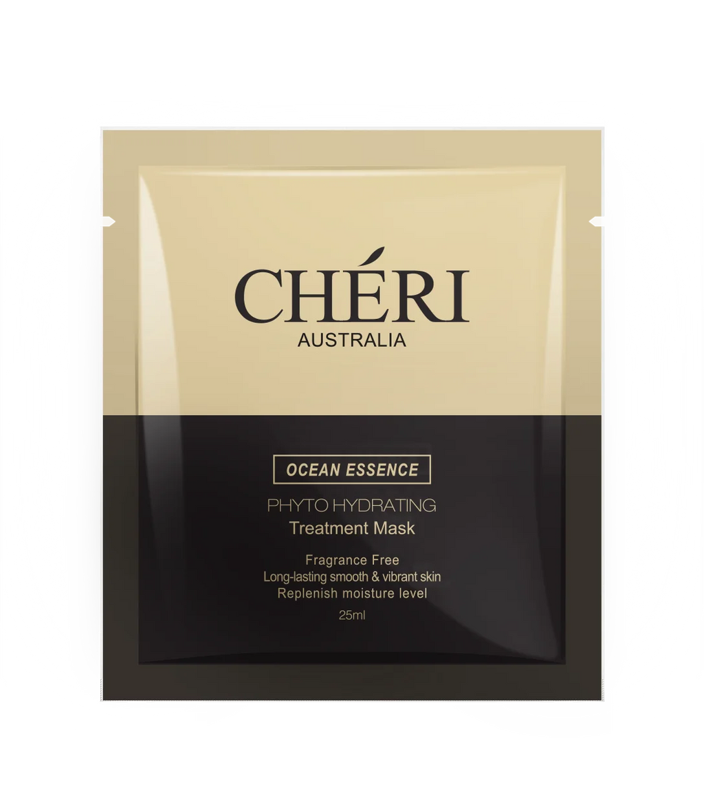 Hydrating Face Mask - Cheri Ocean Essence 25ml x 5 for Radiant Skin
