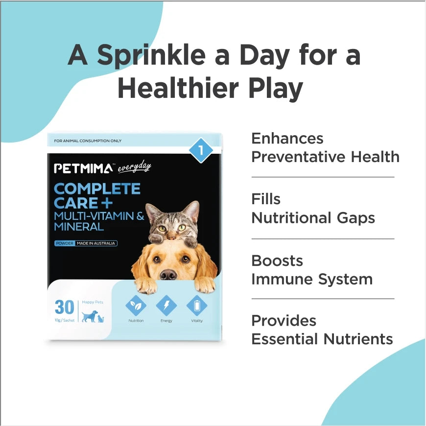 Homart Petmima Complete Multi-Vitamin & Mineral 30 Sachets for Pets