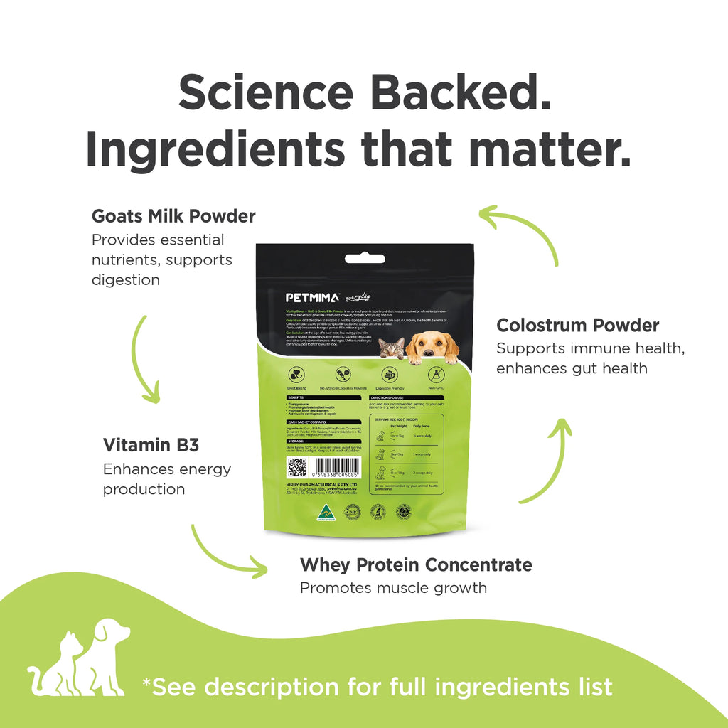 Petmima Vitality & Immunity Supplement for Senior Dogs & Cats - 250g