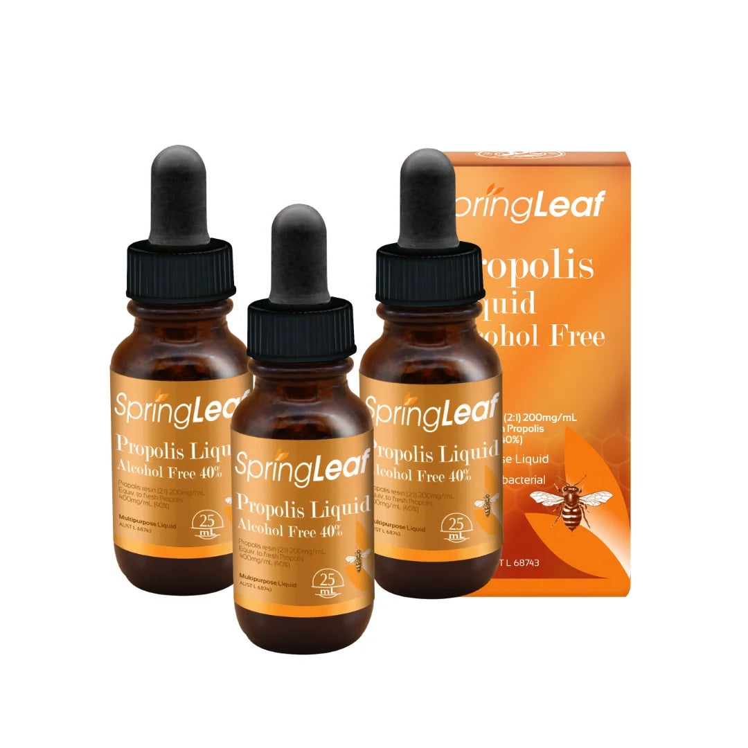 Homart Springleaf Propolis Liquid - Alcohol Free 25ml for Wellness