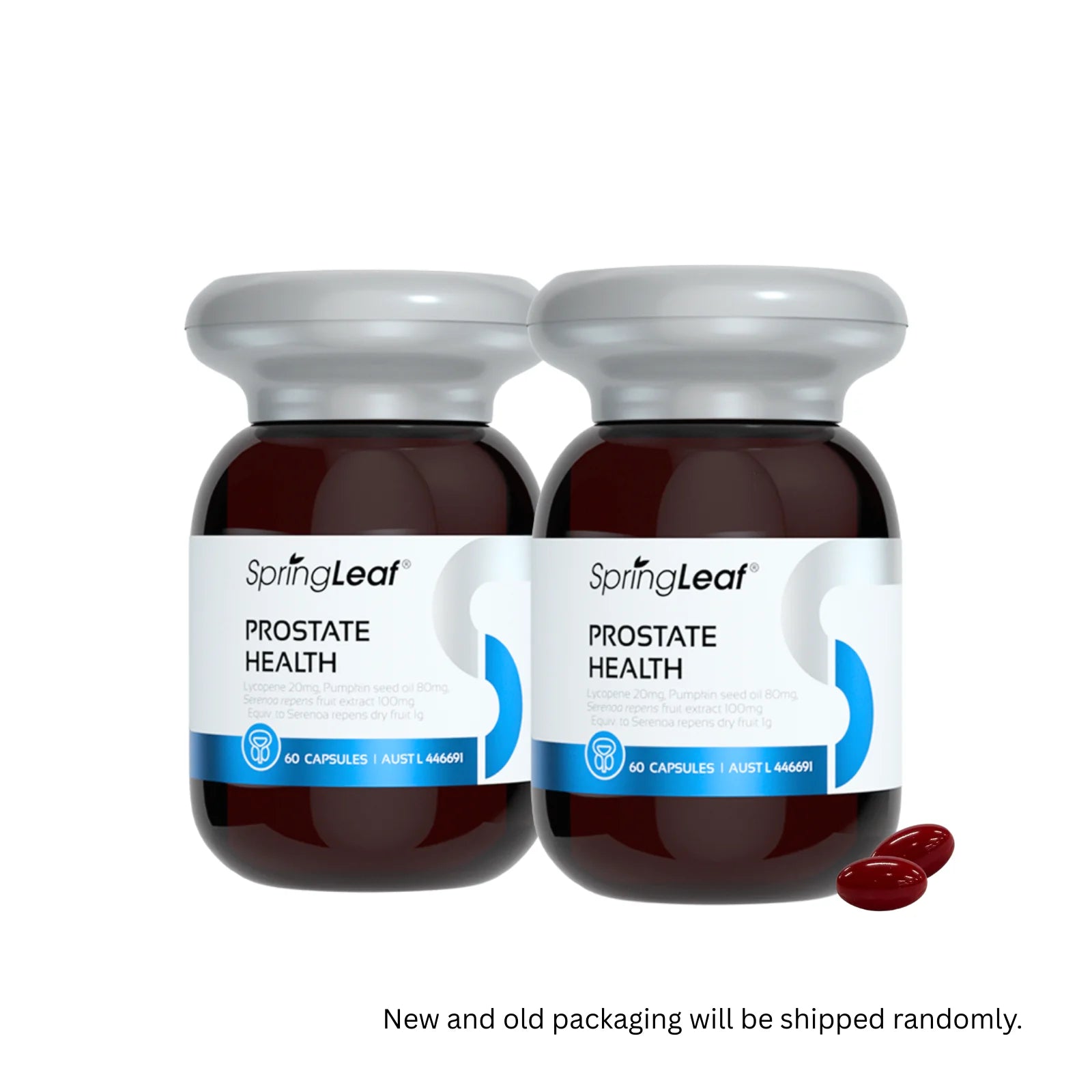Homart Springleaf Prostate Health Capsules - 60 Count for Vitality