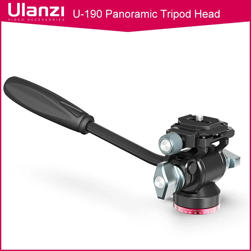 Ulanzi U-190 Panoramic Tripod Head for SLR & DSLR Cameras