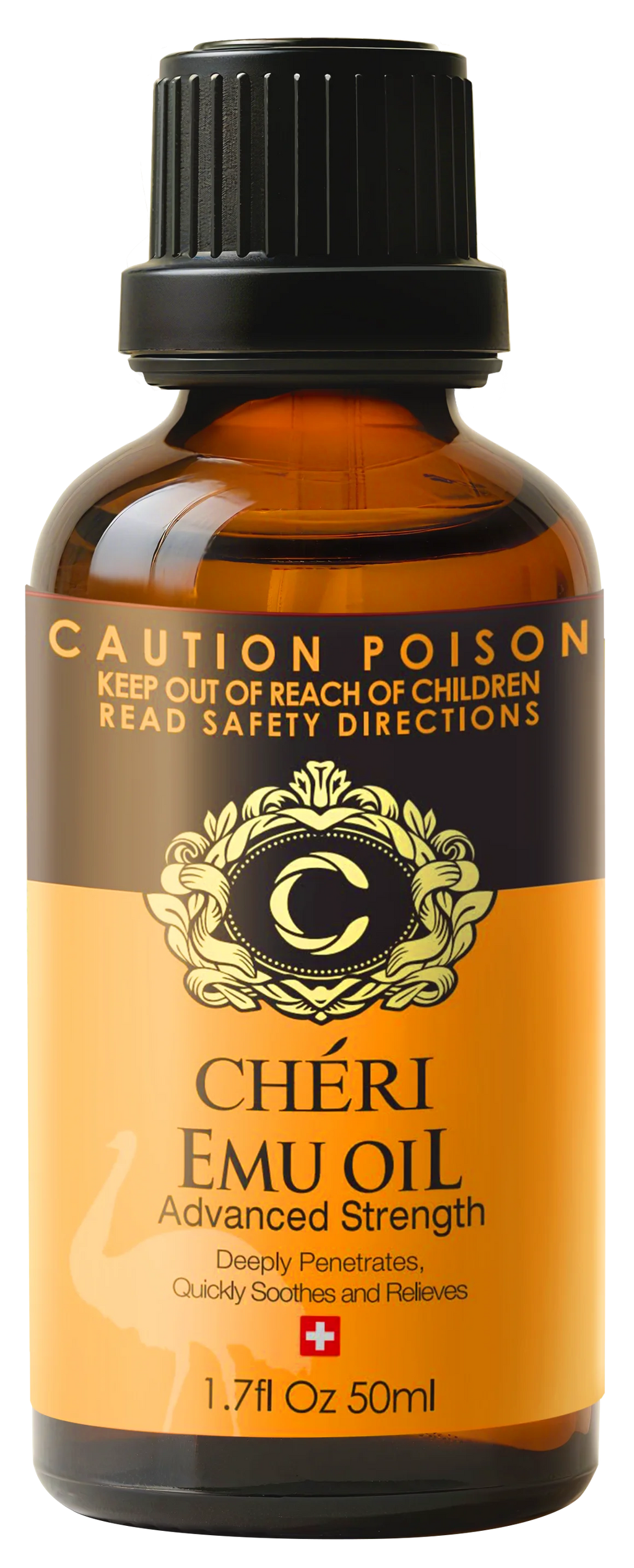 Cheri Advanced Strength Emu Oil 50ml - Pain Relief & Moisturizing
