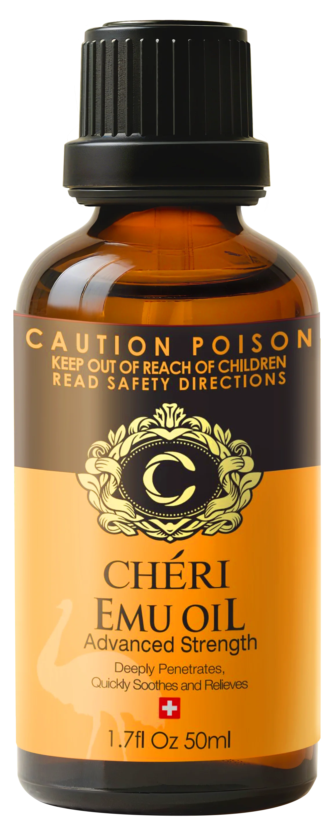 Cheri Advanced Strength Emu Oil 50ml - Pain Relief & Moisturizing